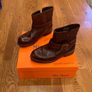 Miz mooz brown leather boots